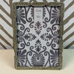 Ready to Shine for Sheffield Home Glam Silver & Crystal Picture Frame Size 5X7